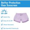 JAN & JUL Quick Dry Swim Shorts for Girls(Swim Shorts: Lavender)