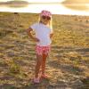 JAN & JUL Quick Dry Swim Shorts for Girls(Swim Shorts: Pink Strawberry)
