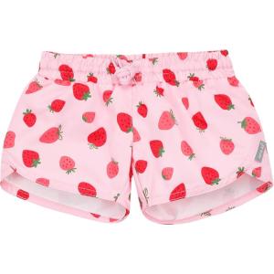 JAN & JUL Quick Dry Swim Shorts for Girls(Swim Shorts: Pink Strawberry)