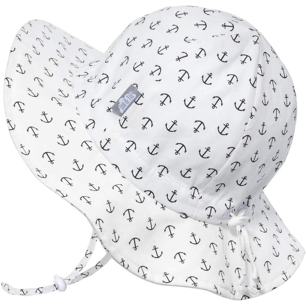 image:imageJAN amp JUL Breathable Cotton Sun Hat with 50 UPF Protection for Toddler BoysAnchor