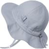 JAN & JUL Breathable Cotton Sun Hat with 50+ UPF Protection for Toddler Boys(Gray)