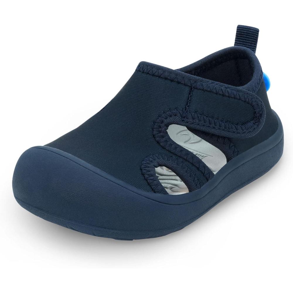 image:imageJAN amp JUL Quick Dry Beach Sandals for Toddlers and KidsDark Navy