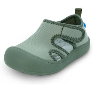 JAN & JUL Quick Dry Beach Sandals for Toddlers and Kids(Sage Green)