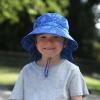 JAN & JUL Summer Adventure Wide Brim 50+ UPF Quick-Dry Sun-Hats for Kids(Manta Ray)