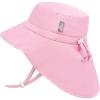 JAN & JUL Summer Adventure Wide Brim 50+ UPF Quick-Dry Sun-Hats for Kids(Pink Sorbet)