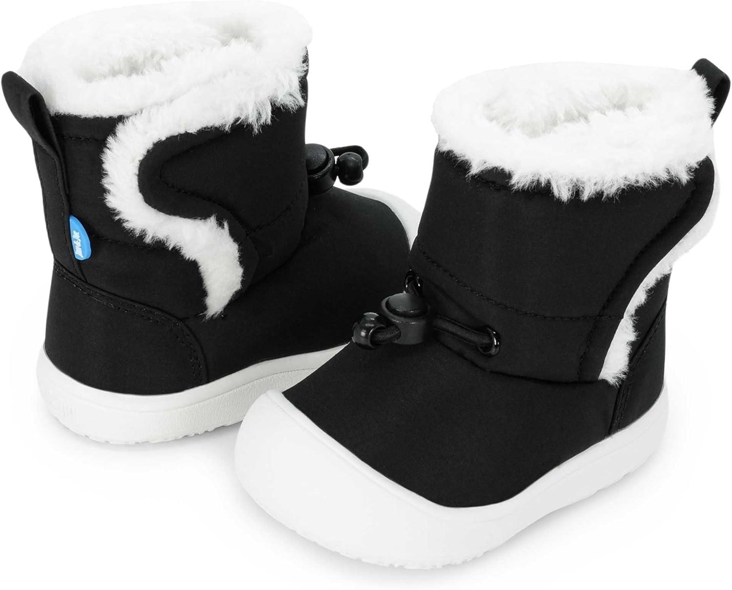 image:imageJAN amp JUL Water Resistant StayOn Winter Trail Boots for Toddler and BabyBlack