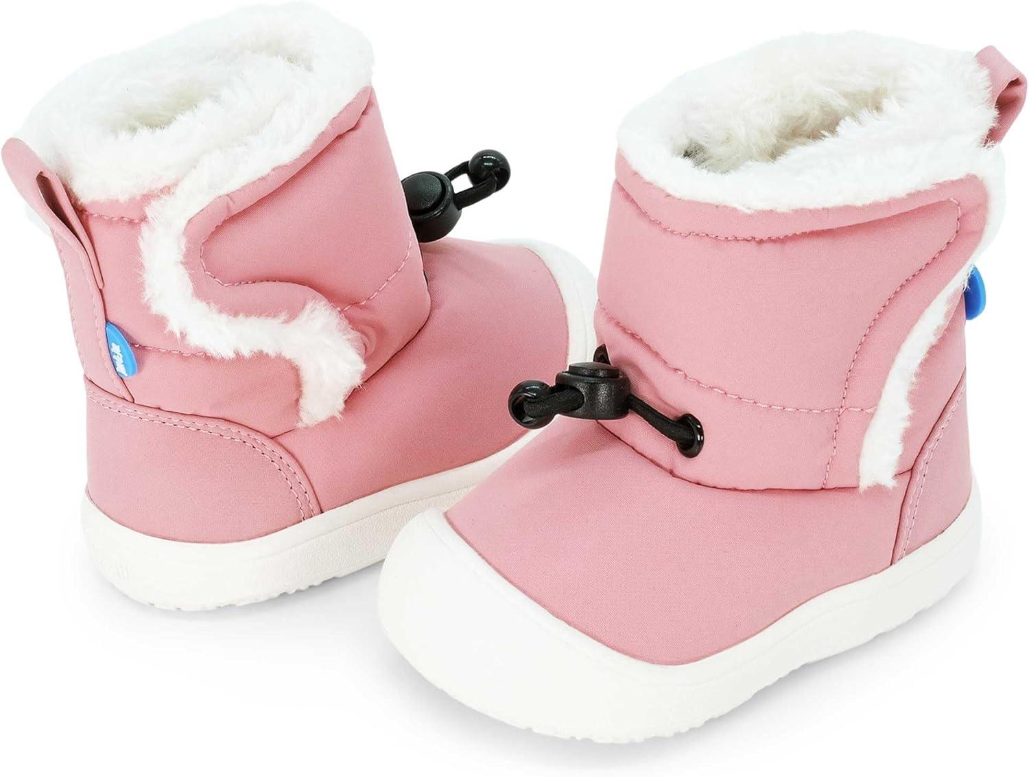 image:imageJAN amp JUL Water Resistant StayOn Winter Trail Boots for Toddler and BabyDusty Pink