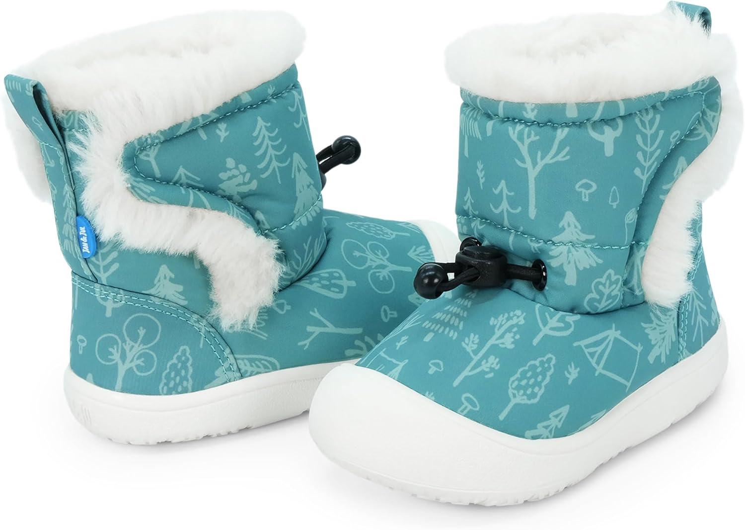 image:imageJAN amp JUL Water Resistant StayOn Winter Trail Boots for Toddler and BabyGreen Grove