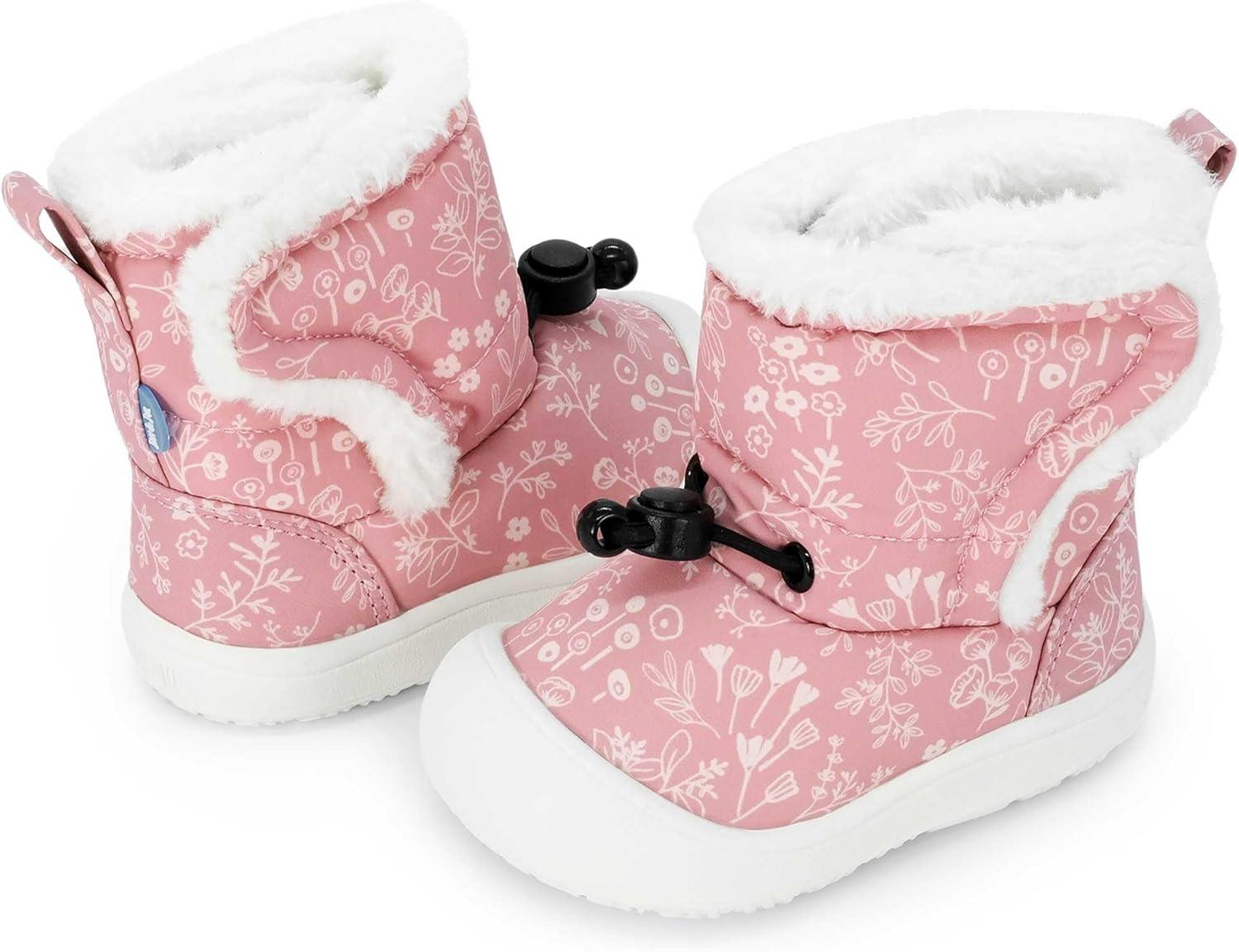 image:imageJAN amp JUL Water Resistant StayOn Winter Trail Boots for Toddler and BabyPrairie Flowers