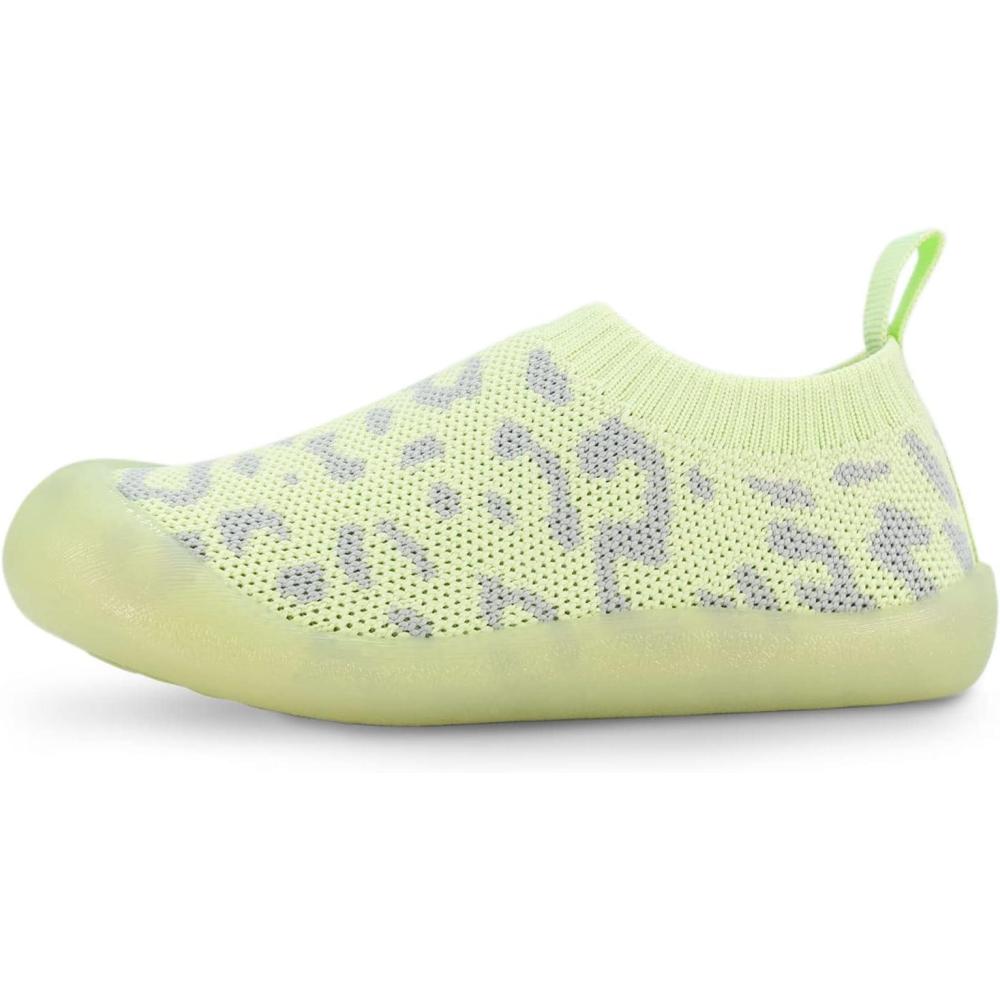 image:imageJAN amp JUL Slipon Kids Knit Shoes Breathable Machine Washable SneakersJelly Jumper Doodle Shoes Honeydew