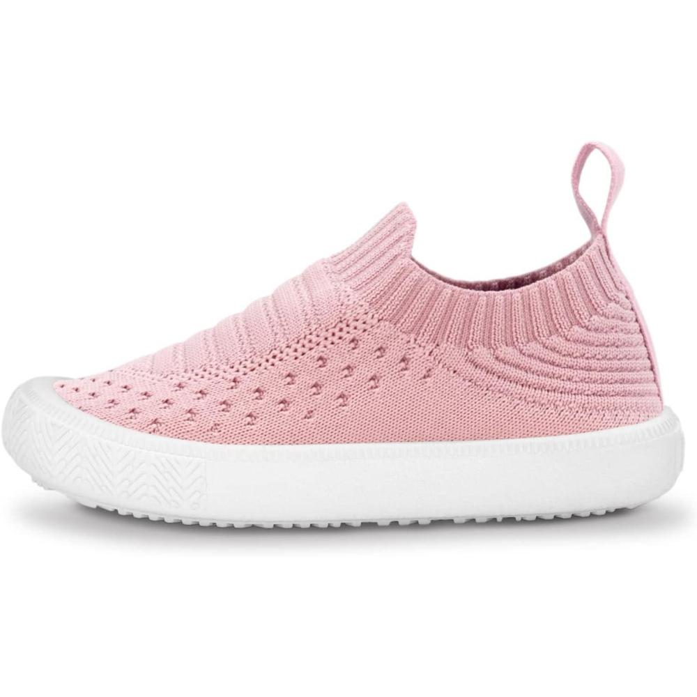 image:imageJAN amp JUL Slipon Kids Knit Shoes Breathable Machine Washable SneakersXplorer Knit Shoes Pale Pink