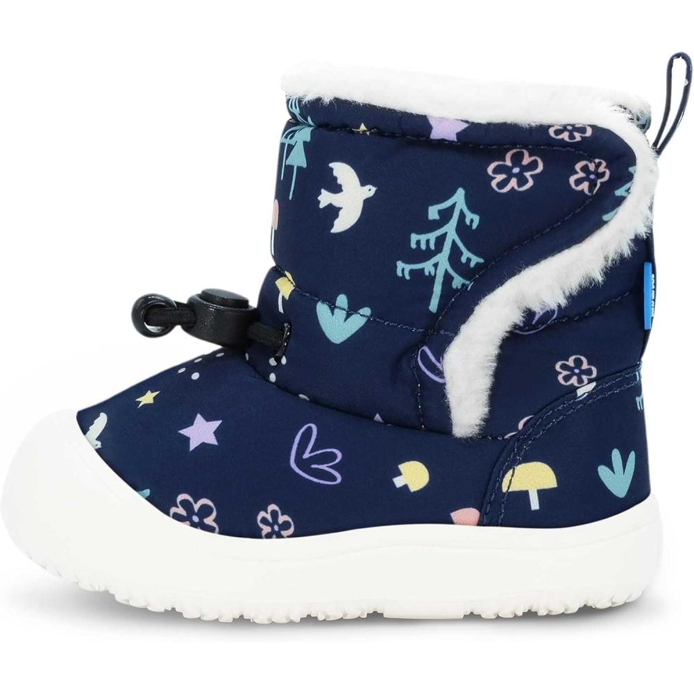 image:imageJAN amp JUL Water Resistant StayOn Winter Trail Boots for Toddler and BabyNavy Forest