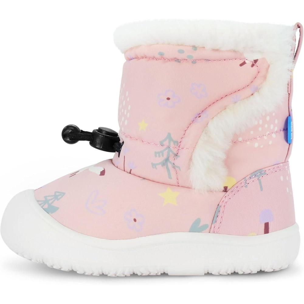image:imageJAN amp JUL Water Resistant StayOn Winter Trail Boots for Toddler and BabyPink Forest