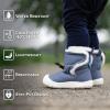 JAN & JUL Water Resistant Stay-On Winter Trail Boots for Toddler and Baby(Pink Forest)