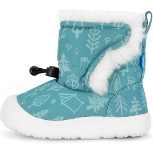 JAN & JUL Water Resistant Stay-On Winter Trail Boots for Toddler and Baby(Green Grove)