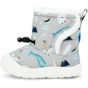 JAN & JUL Water Resistant Stay-On Winter Trail Boots for Toddler and Baby(Polar Pals)