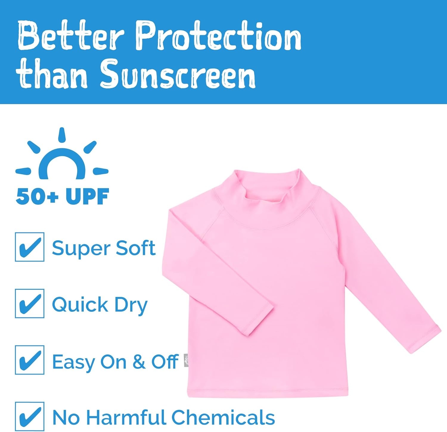 image:imageJAN amp JUL Quick Dry Swim Shorts amp Beach Shirt with Ruffle Sleeves for GirlsUv Shirt Pink