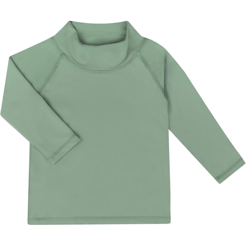 image:imageJAN amp JUL Quick Dry Swim Shorts amp Beach Shirt with Ruffle Sleeves for GirlsUv Shirt Sage Green