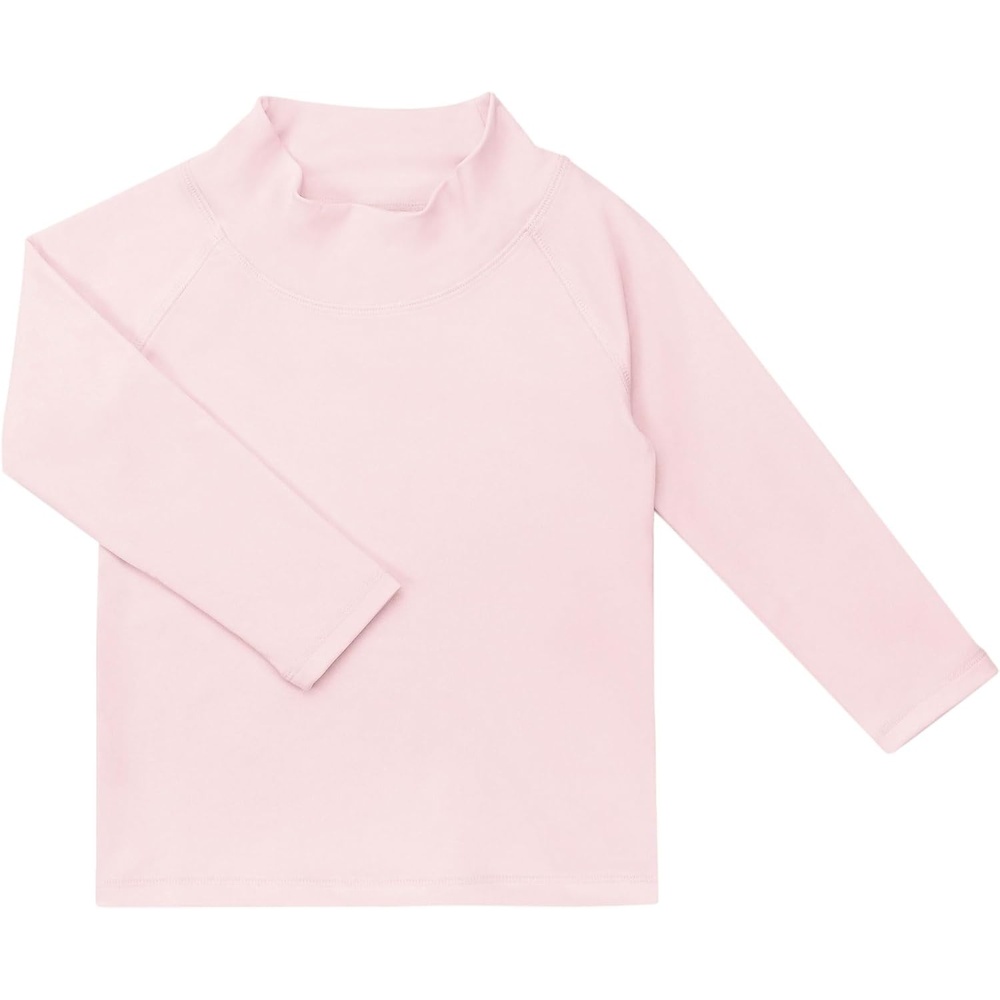 image:imageJAN amp JUL Quick Dry Swim Shorts amp Beach Shirt with Ruffle Sleeves for GirlsUv Shirt Soft Pink