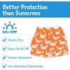 JAN & JUL Quick Dry Swim Shorts & Beach Shirt with Ruffle Sleeves for Girls(Swim Shorts: Crabby Crab)