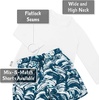 JAN & JUL Quick Dry Swim Shorts & Beach Shirt with Ruffle Sleeves for Girls(Uv Shirt: White)