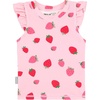 Uv Top: Pink Strawberry