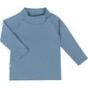 JAN & JUL Quick Dry Swim Shorts & Beach Shirt with Ruffle Sleeves for Girls(Uv Shirt: Blue Grey)