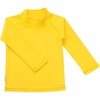 JAN & JUL Quick Dry Swim Shorts & Beach Shirt with Ruffle Sleeves for Girls(Uv Shirt: Mango)