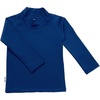 JAN & JUL Quick Dry Swim Shorts & Beach Shirt with Ruffle Sleeves for Girls(Uv Shirt: Navy)