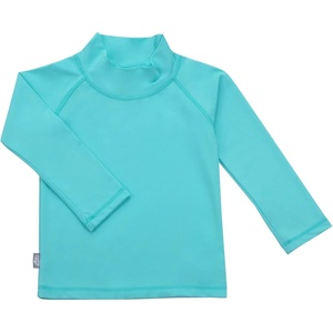 JAN & JUL Quick Dry Swim Shorts & Beach Shirt with Ruffle Sleeves for Girls(Uv Shirt: Lagoon)
