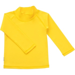 JAN & JUL Quick Dry Swim Shorts & Beach Shirt with Ruffle Sleeves for Girls(Uv Shirt: Mango)