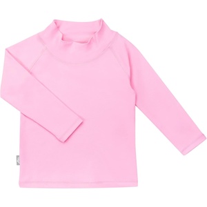 JAN & JUL Quick Dry Swim Shorts & Beach Shirt with Ruffle Sleeves for Girls(Uv Shirt: Pink)
