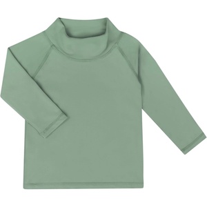JAN & JUL Quick Dry Swim Shorts & Beach Shirt with Ruffle Sleeves for Girls(Uv Shirt: Sage Green)